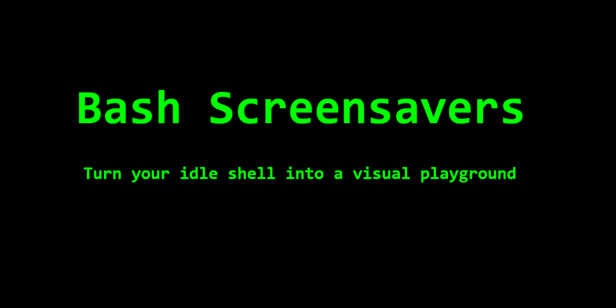Bash screensavers transform your terminal into a visual playground.