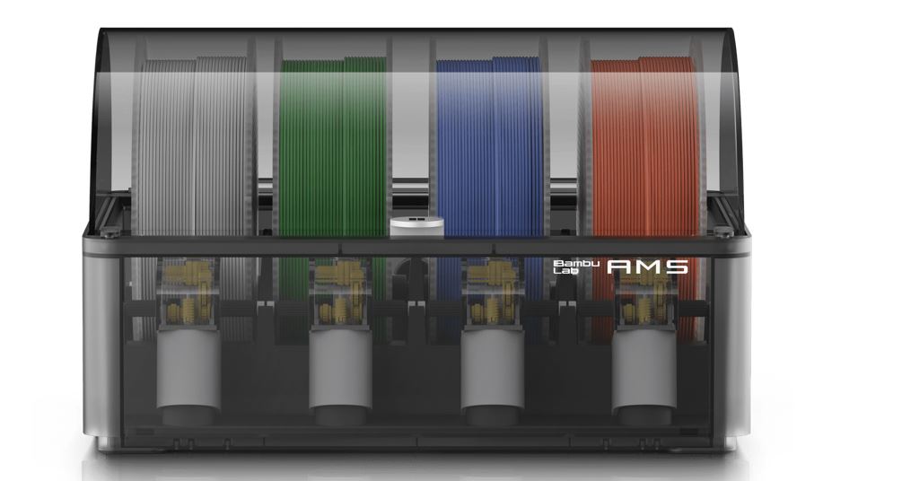 Bambu Lab P1S Combo: 3D printer that handles multiple filament spools